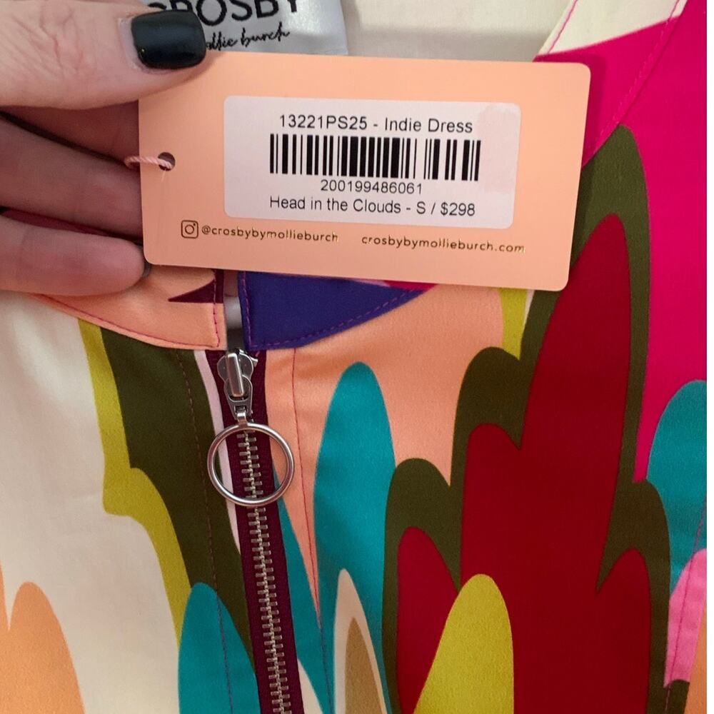 Crosby By Mollie‎ Burch Indie Dress NWT size small - Picture 6 of 9